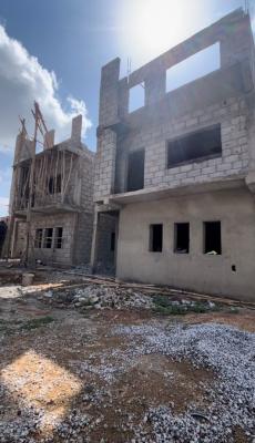 Newly Built Semi-finished 4-bedroom Terrace Duplex with Bq, Dawaki, Gwarinpa, Abuja, Terraced Duplex for Sale