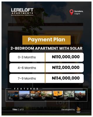 Own Your Modern Apartment, Limited Units Available, Lereloft Apartment, Surulere, Lagos, Flat / Apartment for Sale