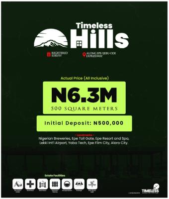Timeless Hills, Epe / Ijebu Ode Expressway, Ijebu Ode, Ogun, Mixed-use Land for Sale