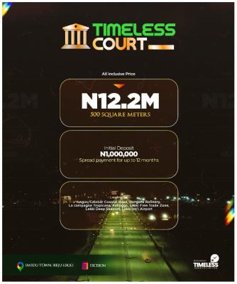 Timeless Court, Along The Lagos/ Coastal Road, Ibeju Lekki, Lagos, Land for Sale