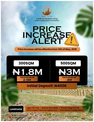 30mins to Lekki-epe Airport: Secure Signaturelink City with 400k Today, Signature Link City,ilado, Off Omu Epe Road, Epe, Lagos, Mixed-use Land for Sale