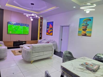 4 Bedroom Terraced Duplex in a Secured Estate, Ikota, Lekki, Lagos, House Short Let