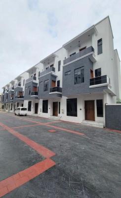 Specious 4 Bedroom Terrace with Bq and Swimming Pool, Chevron, Lekki Phase 2, Lekki, Lagos, Terraced Duplex for Sale