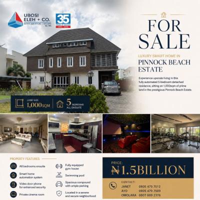5 Bedroom Luxury Detached House, Pinnock Beach Estate, Victoria Island (vi), Lagos, Detached Bungalow for Sale