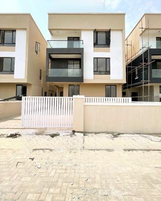 5 Bedroom Detached Duplex with Bq, 5 Bedroom Duplex in a Secured Estate, Osapa, Lekki, Lagos, Detached Duplex for Sale
