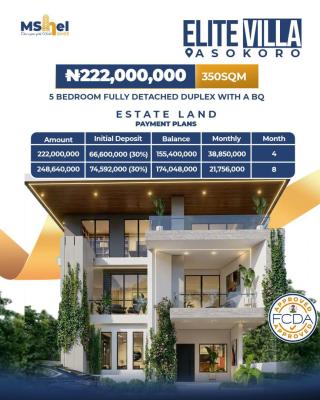 Estate Plots of Land, By Ait, Asokoro District, Abuja, Residential Land for Sale