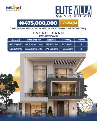 Estate Plots of Land, By Ait, Asokoro District, Abuja, Residential Land for Sale