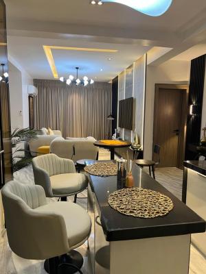 a Brand New Luxury 2 Bedroom with 2 Balconies, Ps5, Gym, Smart Door, Lekki Phase 1, Lekki, Lagos, Flat / Apartment Short Let