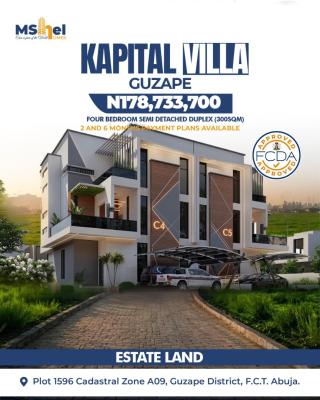 Plot of Land, By Sars Junction, Guzape District, Abuja, Residential Land for Sale