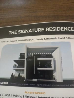 Luxury 7 Bedroom Fully Detached Duplex Off Plan, By Hotel The Bentley, Wuye, Abuja, House for Sale