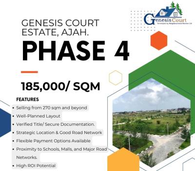 Affordable Plots of Residential Estate Land, Genesis Court Estate, Sangotedo, Ajah, Lagos, Residential Land for Sale