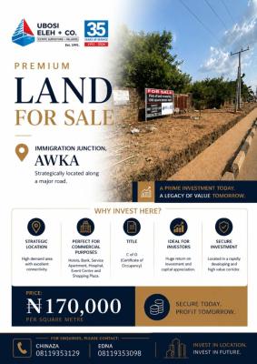 Premium Land Available, Immigration Junction, Awka, Anambra, Residential Land for Sale