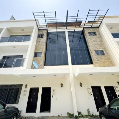Executive 3bedrooom Terrace Duplex with Rooftop, Bq Lounge & Balcony, Milano Estate, Ikate, Lekki, Lagos, Terraced Duplex for Rent