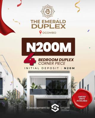 100% Dry Land Suitable for 3 Bedroom Duplex, Guo Transport Company, Hfp Shopping Complex, Ogombo, Ajah, Lagos, Mixed-use Land for Sale