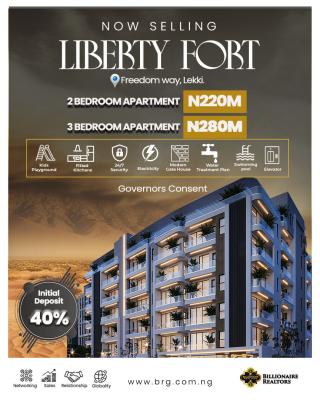 2 Bedroom Apartment with 12 Months Payment Plan, Freedom Way,lekki, Lekki Phase 1, Lekki, Lagos, Flat / Apartment for Sale