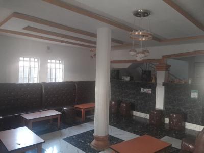 Fully Furnished New Hotel of 8masters Bedrooms 100ft By 200ft Land, Ever Busy 2+2 Junction, Along Aduwawa Road, Ikpoba Hill, Ramat Park, Benin, Oredo, Edo, Hotel / Guest House for Rent