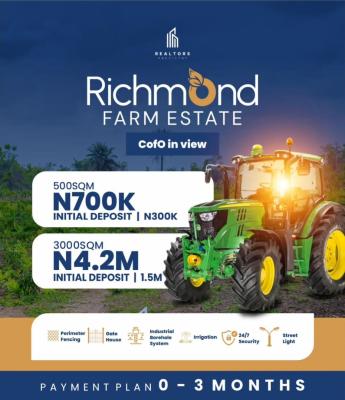 6 Plots of Land in a Serene Neighborhood, Richmond, Yewa North, Ogun, Commercial Land for Sale