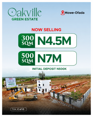 Most Affordable Land in Mowe with Cofo, Mowe Ofada, Ogun, Residential Land for Sale