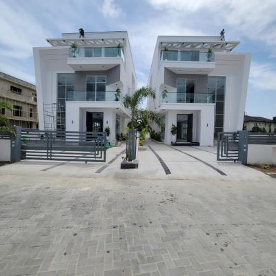 Beautiful 5 Bedroom Duplex with a Bq, Pool, Osapa, Lekki, Lagos, Detached Duplex for Sale