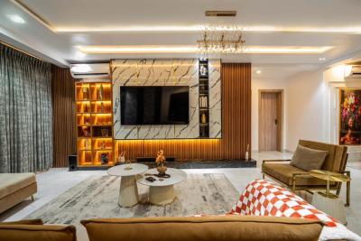 Luxury 2 Bedroom Apartment with Mini Wine Bar and Balconies, Ikate Lekki, Lekki, Lagos, Flat / Apartment Short Let