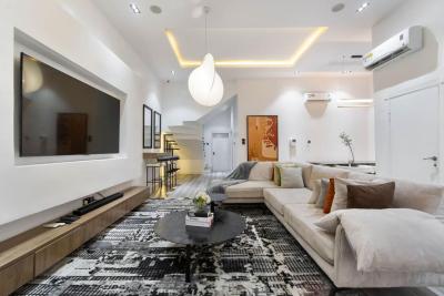 Fully Furnished Four Bedroom Duplex, Chevron, Lekki, Lagos, Detached Duplex for Rent