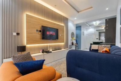 Fully Furnished 2-bedroom First-floor Apartment with Access to a Swimming Pool, Ikate, Ilasan, Lekki, Lagos, Flat / Apartment for Rent