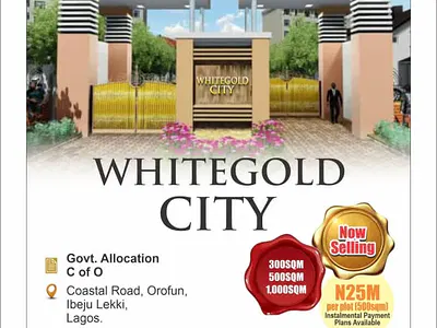 Buy and Build Estate Facing the Express at Coastal Road — Ibeju Lekki, Lagos