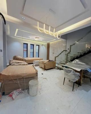 Exquisitely Built 4 Bedroom Terrace Detached Duplex with Bq, Opebi, Ikeja, Lagos, Terraced Duplex for Sale
