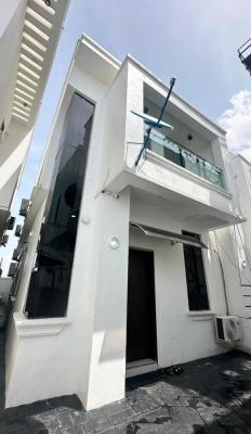 Partly Furnished Luxury 4 Bedroom Semi Detached House with Inverter, Chevron Axis Lekki Lagos, Lekki, Lagos, Semi-detached Duplex for Sale