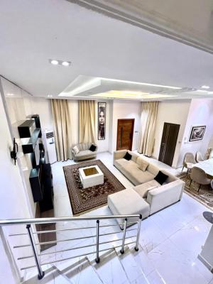 Luxurious 4 Bedroom Semi Detached Duplex with House Keeper on Request, Amazon Prime,2 Living Rooms, Parking Place,snooker,netflix, Idado, Lekki, Lagos, Flat / Apartment Short Let