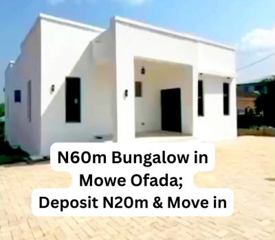 Beautiful 3 Bedrooms Bungalow with Mortgage Options, Beltmonte Residence, By Trinity College and Unilag Estate, Mowe Ofada, Ogun, Detached Bungalow for Sale