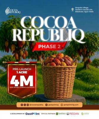 Cocoa Republiq, Phase 2, Obafemi Owode, Ogun, Land for Sale