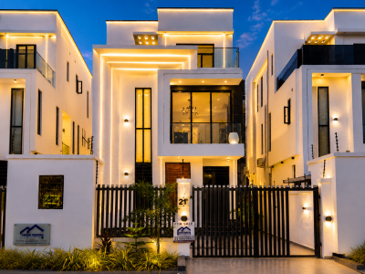 Luxury 5 Bedroom Fully Detached Duplex with Bq & Pool, Chevron, Lekki, Lagos, Detached Duplex for Sale