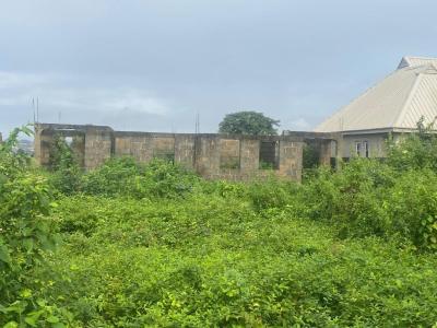 a Plot of Land with Am Uncompleted Building, Close to  Isiwu Bus Stop Before Adamu Ikorodu, Ikorodu, Lagos, Residential Land for Sale