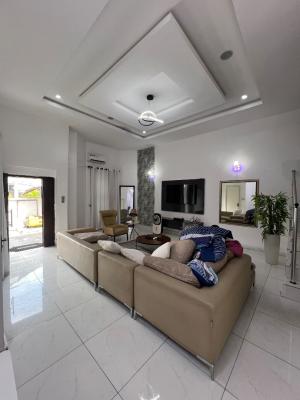 Furnished 4bedroom Semi Detached Duplex with a Bq, Chevron, Lekki, Lagos, Semi-detached Duplex for Rent