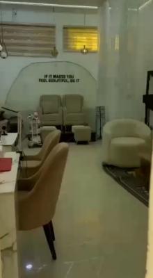Unisex Ground Floor Salon for Lease, Fully Furnished, Wuse 2, Abuja, Shop for Rent