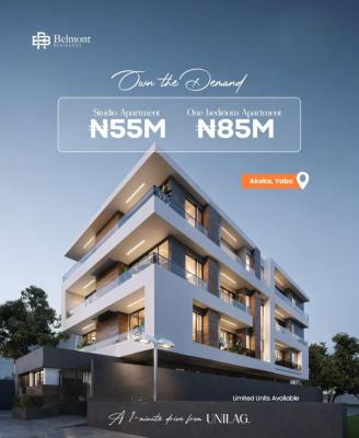 Lovely 1bedroom Apartment for Investment in Secured Estate, Akoka, Yaba, Lagos, Flat / Apartment for Sale