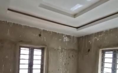 2 Bedroom Flat Upstairs with Pop, 80% Completed, Unity Estate, Off Community Road, Off Ago Palace Way, Okota, Isolo, Lagos, Flat / Apartment for Rent