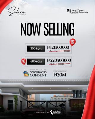 Dry Land Suitable for Mall, Warehouse and So on, Chevron, Lekki, Lagos, Commercial Land for Sale