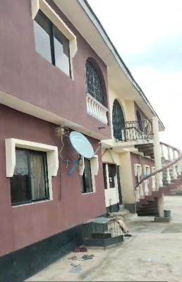a Lovely Structure Comprising of Units of Flats + 3 Shops, Ibafo, Ogun, Commercial Property for Sale