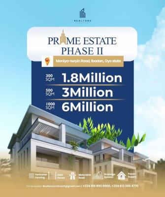 Lovely Lands, Prime Estate, Moniya, Ibadan, Oyo, Residential Land for Sale