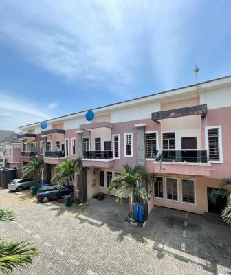 4-bedroom Terrace Duplex with Excellent Facilities, Chevron, Lekki, Lagos, Terraced Duplex for Rent