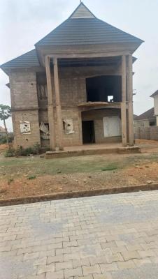 5 Bedroom Fully Detach Carcass Duplex, Lokogoma District, Abuja, Detached Duplex for Sale