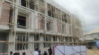 Luxury 4 Bedrooms Terrace Serviced Triplex+b/q, Heirs Residence Opposite Sky Mall, Ogombo, Ajah, Lagos, Terraced Duplex for Sale