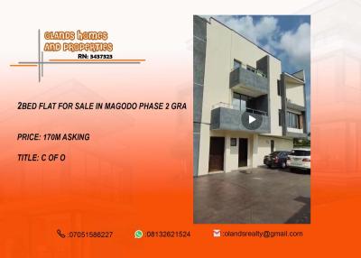 2 Bedroom Flat Available, Magodo, Lagos, Block of Flats for Sale