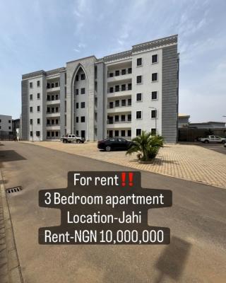 3 Bedroom Apartment, Jahi, Abuja, Flat / Apartment for Rent