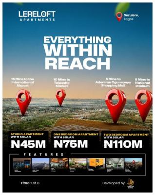 Now Is The Perfect Time to Secure a Unit at Lereloft Studio Apartments, Aguda, Surulere, Lagos, Self Contain (single Rooms) for Sale