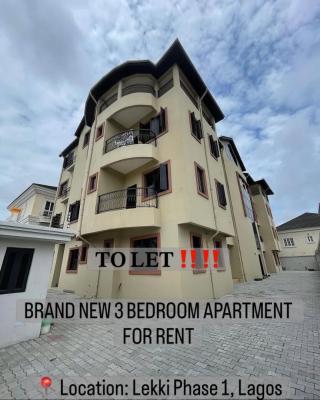 Brand New 3 Bedroom Apartment, Lekki, Lekki Phase 1, Lekki, Lagos, Flat / Apartment for Rent
