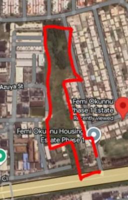28,000 Sqm By Femi Okunnu Estate _facing Lekki-epe Expressway_*, Lekki Expressway, Lekki, Lagos, Land for Sale