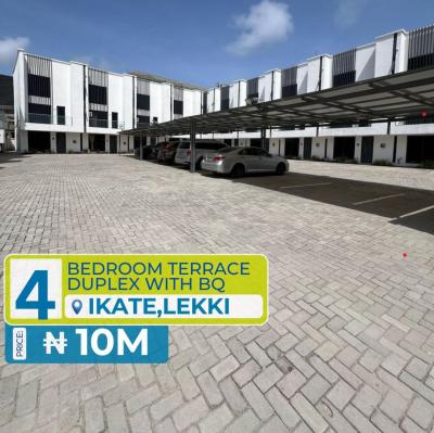 4 Bedroom Terrace Duplex with Bq, Ikate,lekki Lagos, Ikate, Lekki, Lagos, Terraced Duplex for Rent
